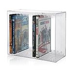 STORi Stackable Clear Plastic DVD O