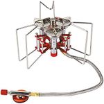 Bulin 5800W Ultralight Windproof Camping Gas Stove, Portable Small Mini Backpacking Hiking Stove Burner, Lightweight Outdoor Backpacking Stove Propane Butane, Heavy Duty Support Up to 25KG