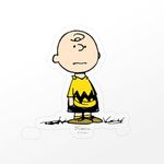 CafePress Charlie Brown Small Die Cut Sticker, 3"x4" Clear