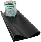 Mytee Products 18oz Black Tarp Vinyl Repair Kit HH66 HH-66 PVC Cement with Brush 32 Ounce Made in USA