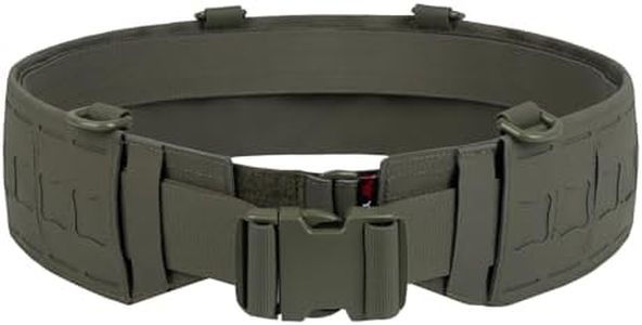 BOMTURN Tactical Molle Belt Military Duty Belt,w/Hook Lining Nylon Quick Release Rigger Belts for Police Law Enforcement