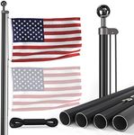 18FT Heavy Duty Flag Pole Kit for O