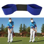 FunnAura Golf Swing Training Aid, Band Wrist Bracer Equipment, Professional Motion Posture Correction for Men, Women, and Kids, Perfect your Swing Mechanics (Blue)