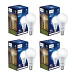 PHILIPS Stellar Bright 16 Watt LED Bulb, Base B22,Cool Day Light, Pack of 4