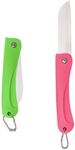 Honbay 2PCS Ceramic Folding Knife H