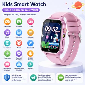 YEDASAH Kids Smart Watch – Touchscreen GPS Tracker for Children