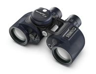 Steiner Navigator 7x50 Binoculars - Magnification 7X - High Contrast Optics - Floating Prism System - Sports-Auto Focus - Delivers Excellent Image Clarity, Navy Blue with Compass (2343, New Version)