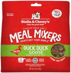 Stella & Chewy's Freeze-Dried Raw Duck Duck Goose Meal Mixers - Dog Food Topper and Mixer - Made with 95% Cage-Free Poultry, Organs & Bone - Perfect for Picky Eaters - Grain-Free - 3.5 oz