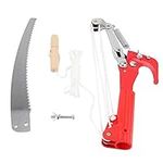 Pruning Head Shear, 4 Wheels Tree Pruner Sharp Garden Pruning Pruner Shear Tree Trimmer Clipper Trimming Hand Tool Iron Lopper for High Branches Cutting