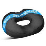 KitGody Donut Cushion for Postpartum Recovery & Hemorrhoid Relief - Memory Foam Seat Pillow, Sciatica & Coccyx Pain Relief, Orthopedic Support for Office, Car, Wheelchair