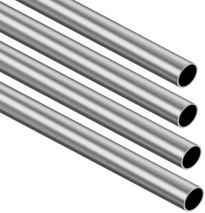 1"OD Stainless Steel Tube,4Pcs 16" Length Round 304 Stainless Steel Pipe,0.059" Thickened Pipe Wall & Weldable Tubing Widely used in various industrial applications.