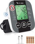 DR VAKU® BP Machine Monitor Digital Fully Automatic Upper Arm Blood Pressure Checking Monitor with Talking Function Intellisense Technology Cuff Kit For Home Best Most Accurate Measurement- Dark Grey