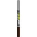 Maybelline New York Brow Inserts, 2-in-1 Eyebrow Pencil Pen and Fiber Gel, 0.015MM Triple Tip for 100 Hair-Like Strokes in 30 Seconds, 36-Hour Wear, Smudge-Proof, Shade: Black Brown 6