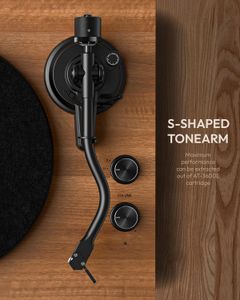 Qlearsoul SoulBox S1 Record Player – Bluetooth Turntable