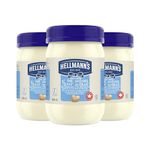 Hellmanns Mayonnaise Type Dressing for sandwiches, salads, and burgers Light 1/2 Fat gluten free condiment 445 ml 3 Pack