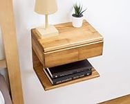 WOODCHES Floating Nightstand Side A