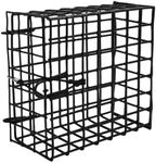 A1FISHER Vinyl-Coated Wire Crab Bait Cages for Crab Pot, Black Cage Box 6"x6"x3"