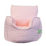 Toddler Size Pink Spots Bean Seat With Beans