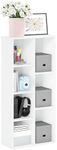 Furinno LUDER Book Shelf, 7-Cube Bo