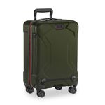 Briggs & Riley Torq Hardside Domestic Carry-On 4 Wheel Spinner Suitcase, 56cm, 44.9L, Hunter Green
