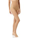 Ulla Popken Women's Strumpfhose, 3er Helanca Pantyhose, 20 DEN, Transparent (Complexion 26), 26-28