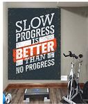 Decor Production PVC Vinyl Self Adhesive Gym Wall Sticker (24x36 Inch)