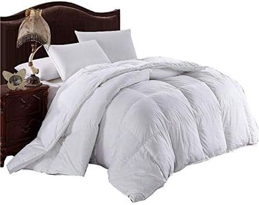 Royal Hotel Down Comforter, Hypoallergenic Down Comforters, Light and Buffy, 100% Cotton Solid Shell, Medium Warmth, Duvet Insert, King/California King