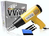 VViViD Professional Heat Gun Automotive Vinyl Wrap Tool Including Precision Nozzle and 3M Toolkit (Incl. Nozzle & 3M Toolkit)