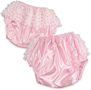 Rearz - Satin Rhumba Waterproof Panties - Pink, Pink, Small