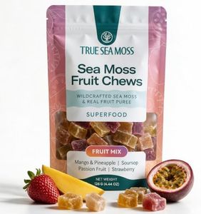 True Sea Moss Fruit Chews - Wildcrafted Irish Sea Moss Tropical Chews