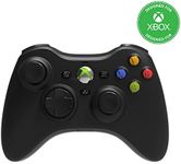 Hyperkin Xenon Wired Controller for XBOX Series X|S, XBOX One & Windows 10|11, PC, Plug and Play Gaming Gamepad with 3.5MM Audio Jack, Impulse Triggers - Black - Officially Licensed