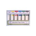 Dental Endo Endodontic Absorbent Paper Points META Size 15-40 Color Coded