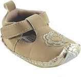 Luvable Friends Baby Mary Jane Dress Up Shoes (Infant), Tan, 0-6 Months M US Infant