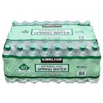 Kirkland Signature Sparking Spring Water Screw Cap Lid Bottles Pack of 40x500ml