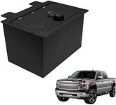 M1M Center Console Gun Safe Compatible with Chevy Silverado 1500 / GMC Sierra 1500 2019-2022,2020-2023 Chevy Silverado 2500/3500HD / GMC Sierra 2500/3500 HD with Four Core Lock.