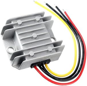 tunghey DC 12V-40V to 6V 10A 60W, Boost Converter Voltage Regulator, Step Down Step Up Power Adapter Voltage Booster, Reducer Waterproof Module Transformer for Car Truck Vehicle (12-40v to 6v10a 60w)