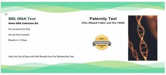 Paternity Test Kit (Personal Use Only, Results in 1-3 Days, All lab fees Included)