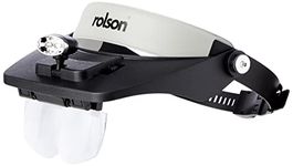 Rolson Tools 60390 LED Head Loupe Magnifyer Visor