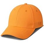 GADIEMKENSD Golf Hats Sport Caps Adjustable Running Hat Mens Baseball Cap Quick Dry Lightweight Breathable Trucker Hat Outdoor Hiking Run A Go Dad Structured Soft Coll Mesh Hat for Men Women Orange