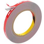 FIXCHORD 3M VHB Double Sided Tape Heavy Duty, Double Sided Mounting Tape, Waterproof Strong Mounting Adhesive Tape for LED Strip Light, Car, Home&Office Decor, Grey (15.4FT×0.39IN)