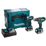 Makita DLX2131TJ 18V Combi & Impact Driver Twin Pack with 2 x 5.0Ah Batteries, Charger & Case