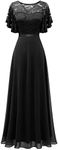 DRESSTELLS Black Funeral Dresses Se