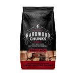 Fire & Flavor Cherry Wood Chunks for Smoking and Grilling - All-Natural, Long-Lasting with a Mildly Sweet Flavor - Large Chunk Wood Chips for Smokers,Red