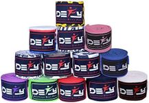 DEFY Professional 180 Inch Hand Wraps for Boxing Muay Thai MMA Elastic Bandages for Men & Women -Pair (Blue)