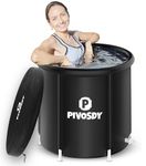 Sanbron Ice Bath Tub for Fitness Enthusiasts and Athletes - Easy Install, Tear-Resistant, Multi-Layered Protection for Frozen Bath Therapy and Rapid Recovery - Portable Cold Plunge Tub,Hot Tub Water