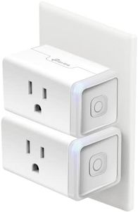 Kasa Smart Plug HS103P2, Smart Home Wi-Fi Outlet Works with Alexa, Echo, Google Home & IFTTT, No Hub Required, Remote Control,15 Amp,UL Certified, (Pack of 2) White