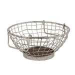 Spectrum Diversified 39444 Fruit Bowl Basket 2-Tier Service, Galvanized