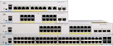 Cisco Catalyst 1000-24P-4G-L Network Switch, 24 Gigabit Ethernet (GbE) PoE+ Ports, 195W PoE Budget, 4 1G SFP Uplink Ports, Fanless Operation, Enhanced Limited (C1000-24P-4G-L)