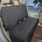 Bark Lover Deluxe Dog Seat Cover for Back Seat - More Durable & Waterproof Backseat Protector, High Heat Resistant and Nonslip Back Seat Cover for Dogs Kids, Universal Size Fits Cars, Trucks, SUVs