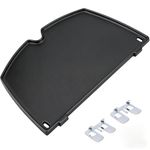 GFTIME 6559 Grill Griddle Cast Iron Gas Grill Part for Weber Q200 and Q2000 Grills, Q200, Q220, Q240, Q260, Q2000, Q2200, Q2400 Series Grill Spare Parts, 38.62x27.43x1.27 CM(LxWxH), 1 Pack